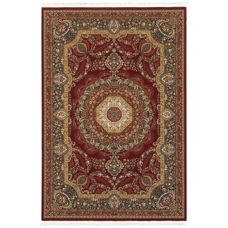 Oriental Weavers 2 X 10 Ft. 3 In. Masterpiece Traditional Area Rug, Red M113R2068305ST